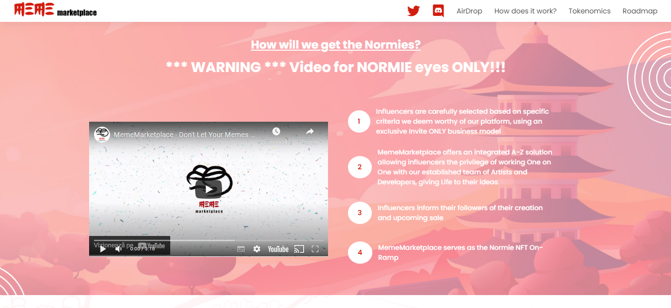 landing page