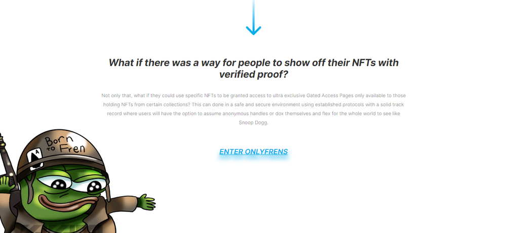 landing page