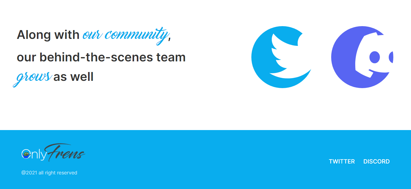 landing page