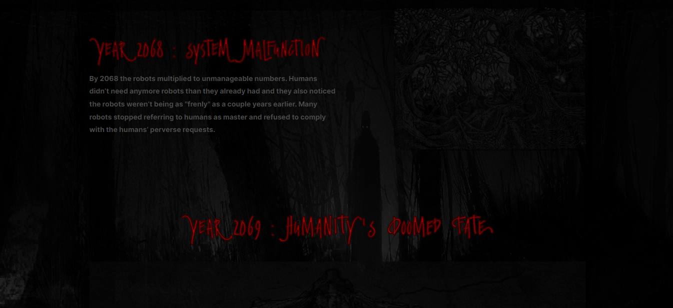 landing page