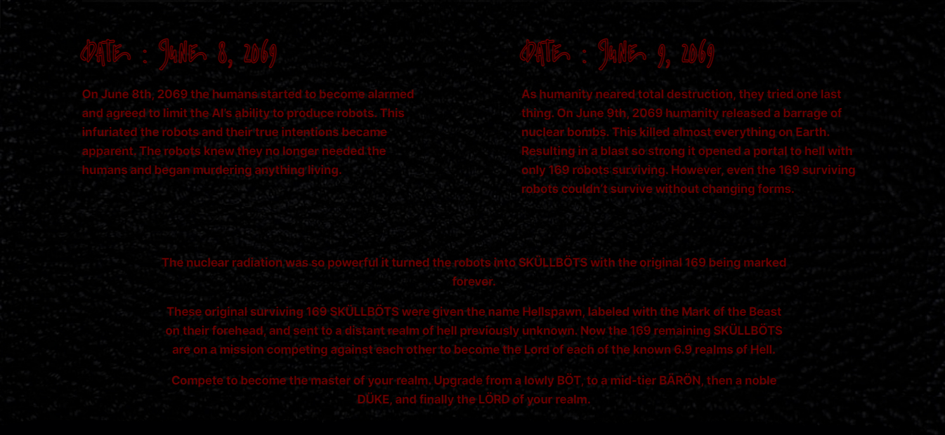 landing page
